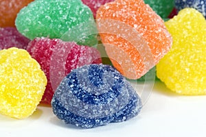 Colorful Fruit Jelly Candies