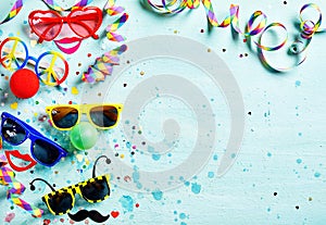 Colorful fun carnival or photo booth accessories photo