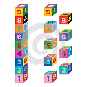 Colorful Game Blocks For Kids