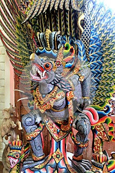 Colorful Garuda - Balinese Mythical Creature