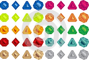 Colorful gems