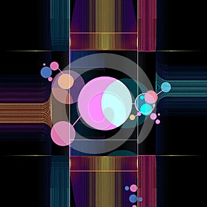 Colorful Geometric Abstract Design