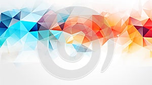 colorful geometric ai generated 3D background