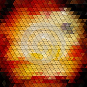 Colorful geometric background, abstract triangle