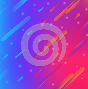 Colorful geometric background. Fluid shapes composition