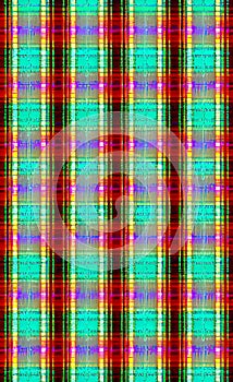 Colorful geometric checkered seamless pattern, Traditional square checkered background collection.