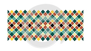 Colorful Geometric Diamond Pattern Vector - Abstract Texture, Modern Design, vector design Generative AI