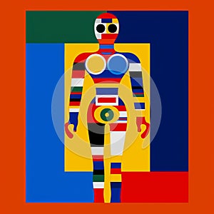 Colorful Geometric Dress: A Feminist Iconography In De Stijl Minimalism