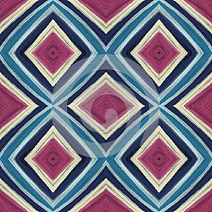 Colorful geometric ethnic pattern seamless design for wallpaper, background, fabric, curtain, carpet, clothing, batik, wrapping.