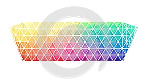 Colorful Geometric Grid Pattern Abstract Vector Design, vector design Generative AI