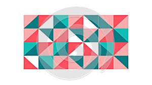 Colorful Geometric Triangle Pattern Abstract Design, vector design Generative AI