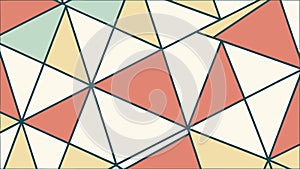 Colorful Geometric Triangle Pattern Background, vector design Generative AI