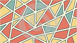 Colorful Geometric Triangle Seamless Pattern Vector Background, vector design Generative AI