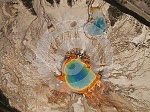 Colorful Geysers Yellowstone National Park