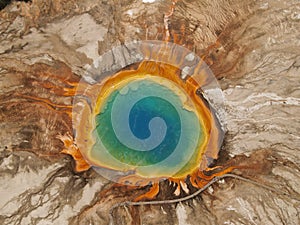 Colorful Geysers Yellowstone National Park