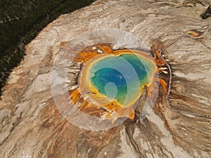 Colorful Geysers Yellowstone National Park