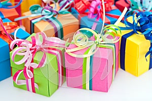 Colorful gifts box