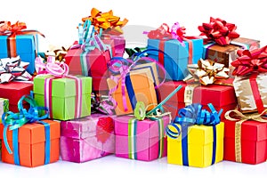 Colorful gifts box