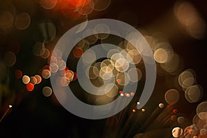 Colorful glare lights.