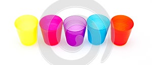 Colorful glasses or cup for children