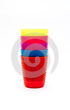 Colorful glasses or cup for children