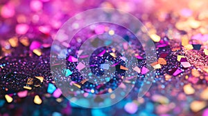 Colorful Glitter Background Shimmering Sparkle Texture