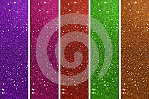 Colorful of glitter background