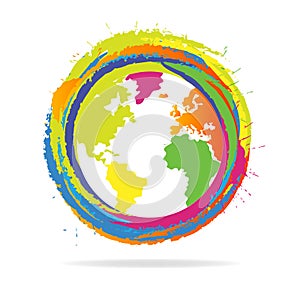 Colorful Globe