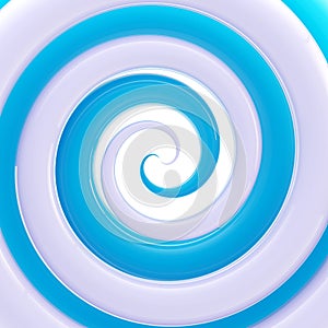 Colorful glossy twirl as an abstract background