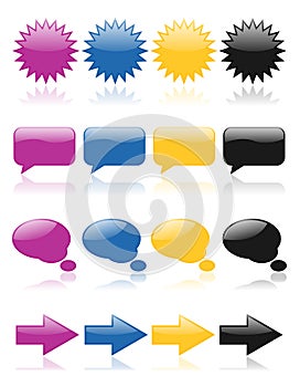 Colorful Glossy Web Icons 2