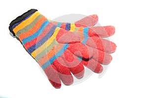 Colorful gloves