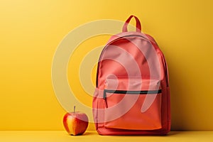 Colorful Goody Bag for the First Day of School AI Generated