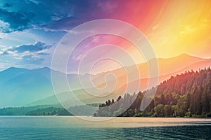 Colorful gradient abstract background for design