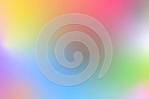 Colorful gradient blur bright colors shading illustration abstract for background photo