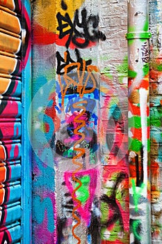 Colorful graffiti