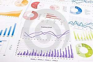 Colorful graphs, data analysis, marketing research and annual re