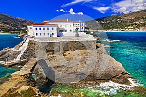 Colorful Greece series - beautiful Andros island, Cyclades