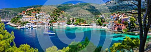 Colorful Greece series - colorful Assos with beautiful bay. Kef photo