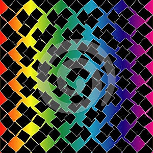 Colorful grid background