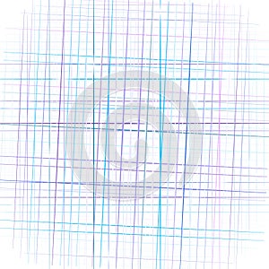 Colorful grid, mesh in square format. Random, scattered intersecting lines, stripes. Geometric background, pattern. Abstract