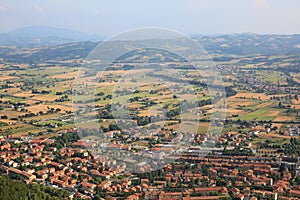 Colorful Gubbio Landscape, Italy