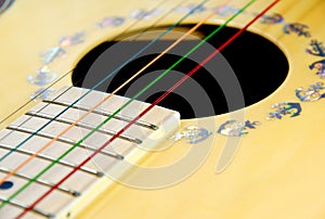 Colorful guitar
