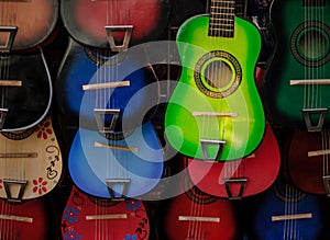 Colorful Guitars at Olvera Street