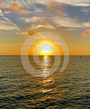 Colorful Gulf Coast Sunset