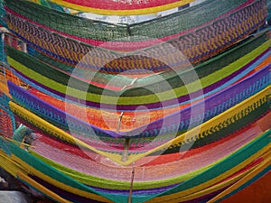 Colorful hammocks