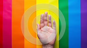 Colorful Hands: A Symbol Of Lgbtq Pride