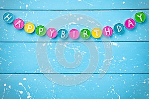 Colorful Happy Birthday background