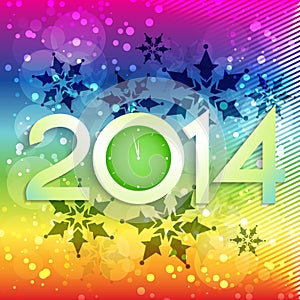 Colorful happy new year