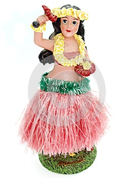 Colorful Hawaiian doll