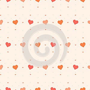 Colorful heart pattern. Heart background,cute design. vector illustration.